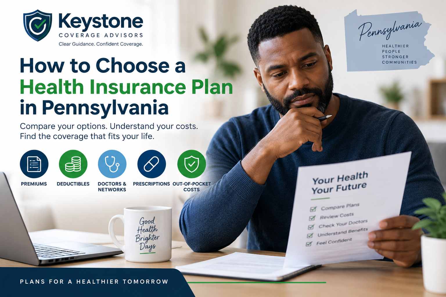 Choose a health insurance plan in Pennsylvania